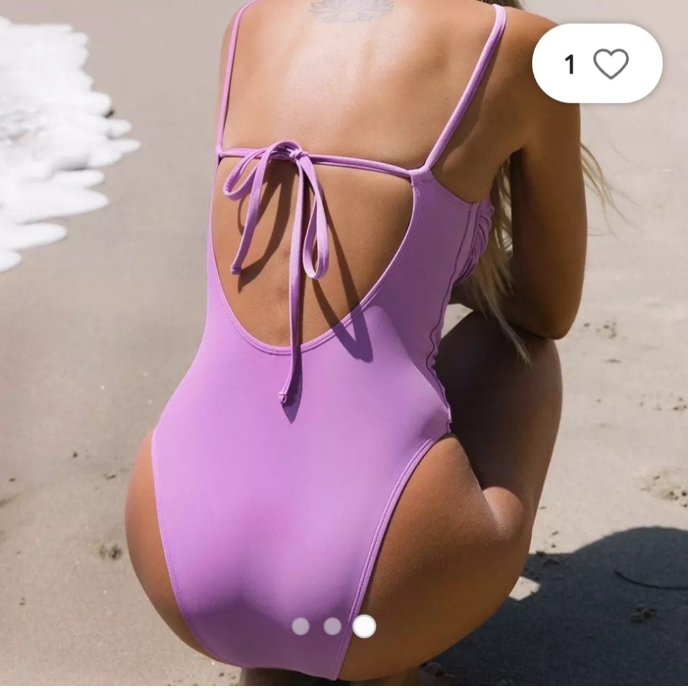 NWT Cupshe underwire Pushup purple one piece - never worn! Lilac/orchid! 💜💟